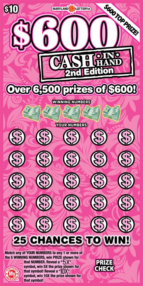 maryland scratch offs